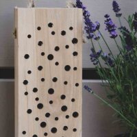 SIENA GARDEN Bienenblock Silea Maße: 10x6x29 cm, Kiefernholz