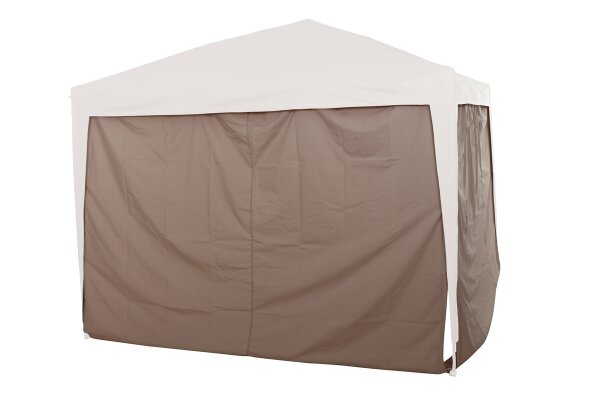SIENA GARDEN Seitent. taupe zu Starter Faltpavillon, 3x3m, 4 Stk