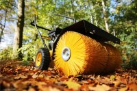 TEXAS Kehrmaschine Benzin mit Schneeschild Schneefräse HandySweep 650TGE E-Start