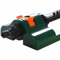 SIENA GARDEN Viereckregner 2200 Rasensprenger Rasensprinkler Grün 220 m² 6-17m