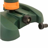 SIENA GARDEN Multi Kreisregner 3800 6 Sprühbilder auf Schlitten orange/grün