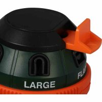 SIENA GARDEN Multi Kreisregner 3800 6 Sprühbilder auf Schlitten orange/grün