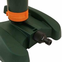 SIENA GARDEN Multi Kreisregner 3800 6 Sprühbilder auf Schlitten orange/grün