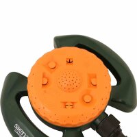 SIENA GARDEN Multiflächen-Regner 800 mit 8 Sprühbildern 80 m² orange/grün