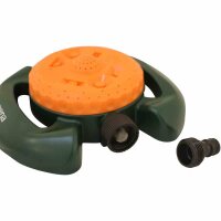 SIENA GARDEN Multiflächen-Regner 800 mit 8 Sprühbildern 80 m² orange/grün