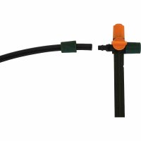 SIENA GARDEN Bewässerungssystem Starterset Regner, 10 tlg. für Beete 10m schwarz