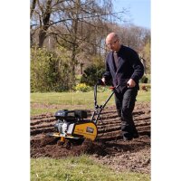 TEXAS Benzin Gartenfräse Motorhacke Bodenhacke Lilli 535TG Set mit Pflug + Räder