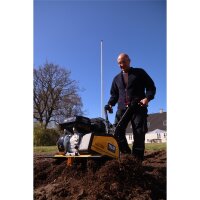 TEXAS Benzin Gartenfräse Motorhacke Bodenhacke Lilli 535TG Set mit Pflug + Räder