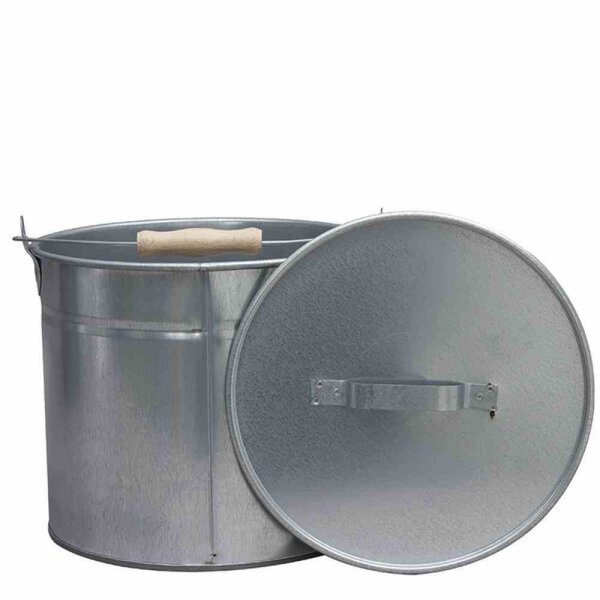 H.G 107879 Ascheeimer verzinkt 12,5l Gr.3