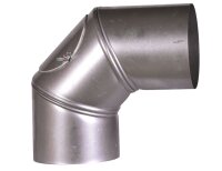 FIREFIX Ofenrohrbog.90° FALØ100mm drehbar mit...