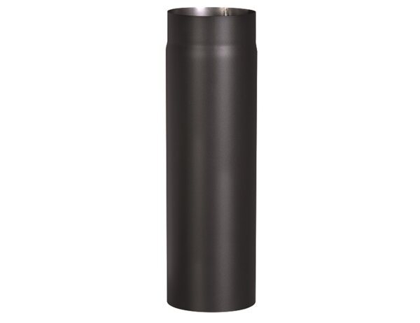 FIREFIX Ofenrohr 500mm,Ø150mm,sw Wandstärke 2 mm, schwarz
