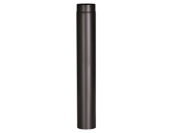 FIREFIX Ofenrohr 1000mm,Ø150mm,sw Wandstärke 2 mm, schwarz