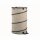 SIENA GARDEN Gartensack 120 Liter Springrahmen Polyurethan-Gewebe 3 Griffe beige