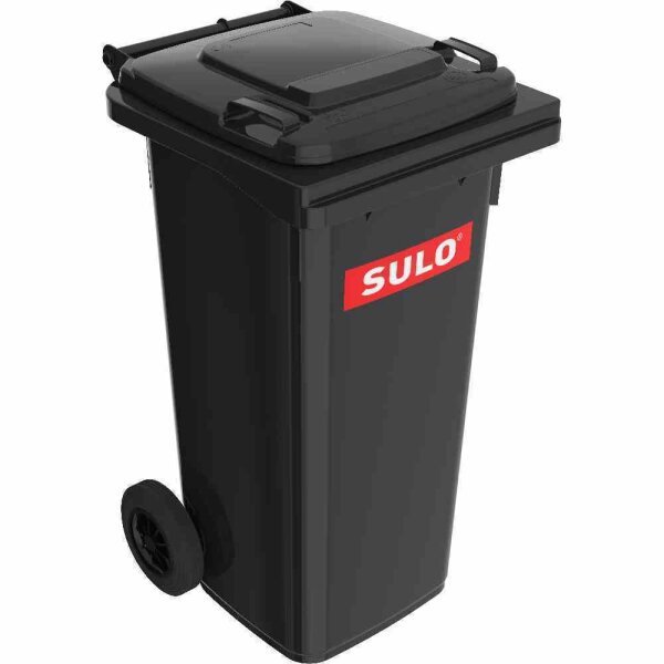 SULO 1065269 Vario Müllgroßbehälter 120 Liter Kunststoff fahrbar 9,6 kg grau