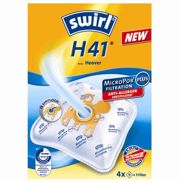 SWIRL 4006508179367 H 41 MicroPor® Plus Staubsaugerbeutel