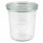 WECK 761 Mini-Sturzglas 140ml Ø 60 mm 12er Karton ohne Ringe und Klammern