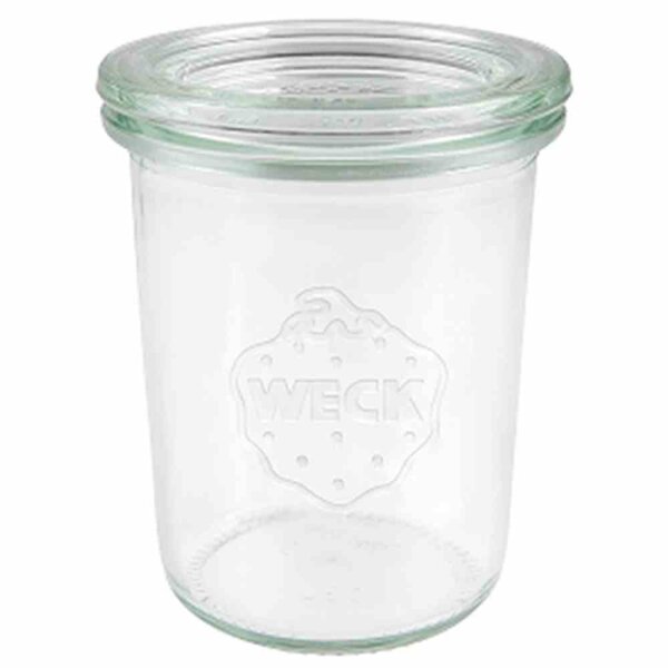 WECK 760 Sturzglas mit Deckel 160ml 12er-Karton ohne Ringe und Klammern