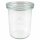 WECK 760 Sturzglas mit Deckel 160ml 12er-Karton ohne Ringe und Klammern