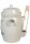 SCHMITT Gurkentopf 5L creme Keramik, mit Holzzange