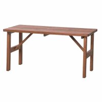 H.G. 165083 Tessin Tisch eckig, 150x72 cm, braun