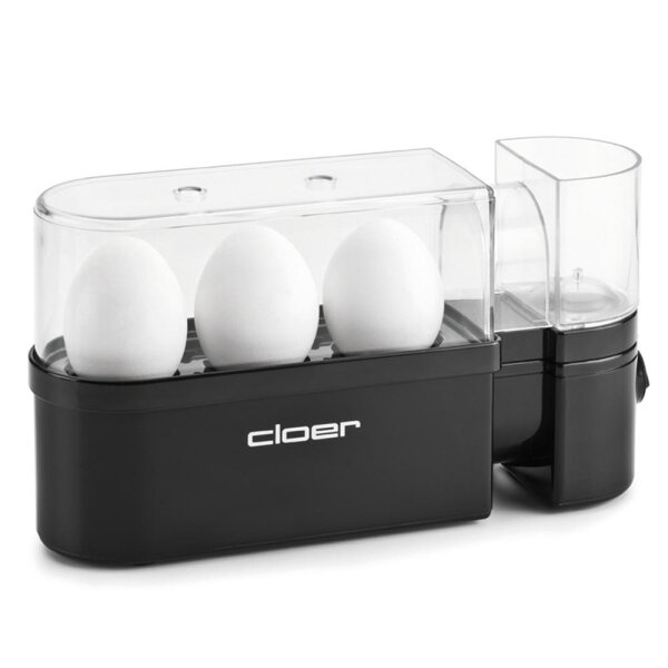 CLOER 6020 Eierkocher f. 3 Eier 6020 schwarz, 300W