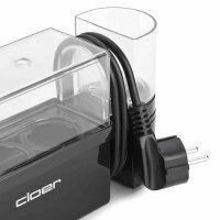 CLOER 6020 Eierkocher f. 3 Eier 6020 schwarz, 300W