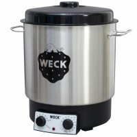WECK WAT 25 Einkochautomat 1800 Watt mit Uhr, Edelstahl...