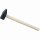 IRONSIDE Vorschlaghammer Schlosserhammer 6 kg Hammer Eschenstiel schwarz