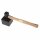 HAROMAC 30170150 Plattenlegehammer eckig 1,5kg anvulkanisierter Kopf