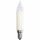 ROTPFEIL Schaftkerze m.2 LED E14ww 8-34V, ww/klar,f.7-30tlg