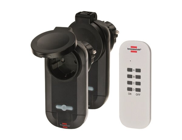 BRENNENSTUHL Comfort-Line Funkschalter Set, CE1 0201 IP44