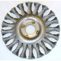 IRONSIDE 243000 Scheibenbürste 115mm/22,2 gezopft,...
