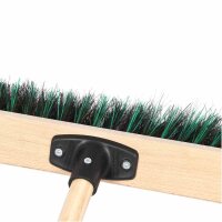 SIENA HOME Gartenbesen 40cm m. Stiel ARENGA/ELASTON schw/grün