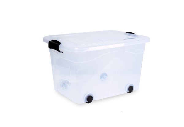 SIENA HOME Aufbewahrungsbox 40l Anzio mit Rollen + Deckel