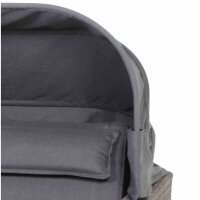 SIENA GARDEN Dach grau zu Lobos Sofabett flint grey,