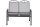 SIENA GARDEN Elda 2er Bank anthrazit Streckmetall, anthrazit