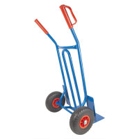TRESTLES Profi Sackkarre Sackkarren Vollgummireifen Transportkarre 250kg S01blau