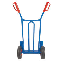 TRESTLES Profi Sackkarre Sackkarren Vollgummireifen Transportkarre 250kg S01blau