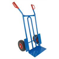 TRESTLES Profi Sackkarre Sackkarren Vollgummireifen Transportkarre 250kg S01blau