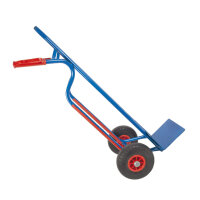 TRESTLES Profi Sackkarre robust mit Treppenrutsche Vollgummireifen 250kg S04blau