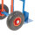 TRESTLES Profi Sackkarre robust mit Treppenrutsche Vollgummireifen 250kg S04blau
