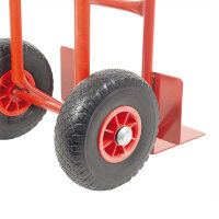 TRESTLES Sackkarre pannensicher Gleitkufe Transportkarre Profi 250kg S04 rot