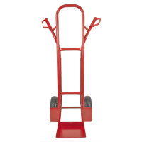 TRESTLES Sackkarre pannensicher Gleitkufe Transportkarre Profi 250kg S04 rot