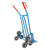 TRESTLES Profi Sackkarre Treppensteiger robuste Transportkarre 250kg S01HS blau