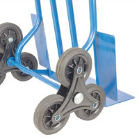 TRESTLES Profi Sackkarre Treppensteiger robuste Transportkarre 250kg S01HS blau
