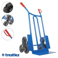 TRESTLES S01HS blau Profi Treppensteiger Transportkarre...