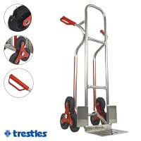 TRESTLES Sackkarre Treppensteiger Alu Aluminium...