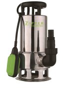 ZIPPER ZI-DWP1100N Schmutzwasser Tauchpumpe Teichpumpe...