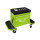 ZIPPER ZI-MHKS3 mobiler Montagehocker Hocker Sitz gepolstert mit 2 Schubladen
