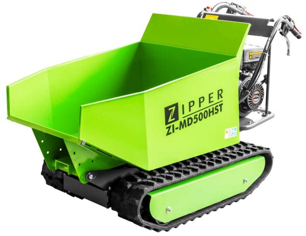 ZIPPER Miniraupendumper Motorschubkarre Dumper Schubkarre Gummikette ZI-MD500HST